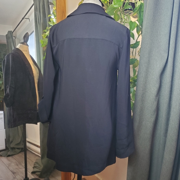 BABATON | Kahlo Robe Mid Length Black Blazer Jacket (Size XS) - Picture 9 of 15